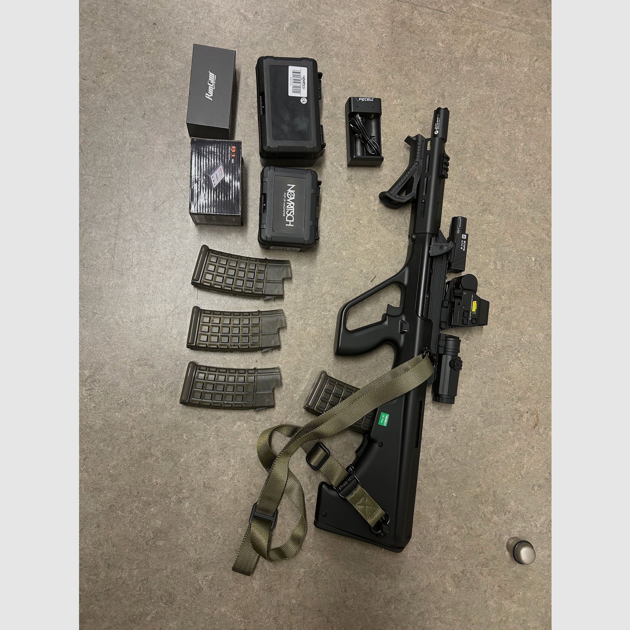 Novritsch AUG SSR77 A2 - Airsoft AEG Komplett Set
