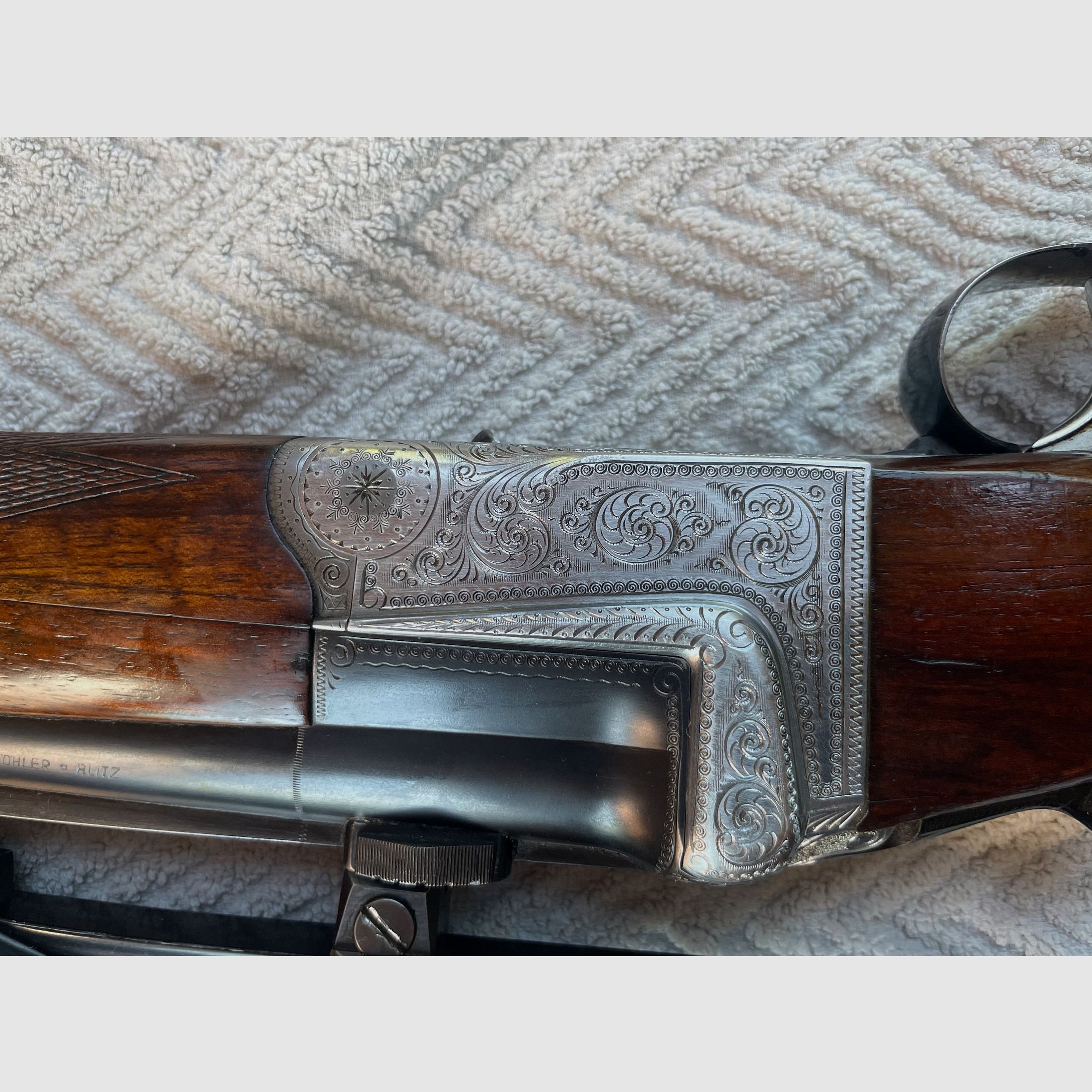 Krieghoff Bockbüchsflinte 7x57R / 16/70, HANDSPANNER