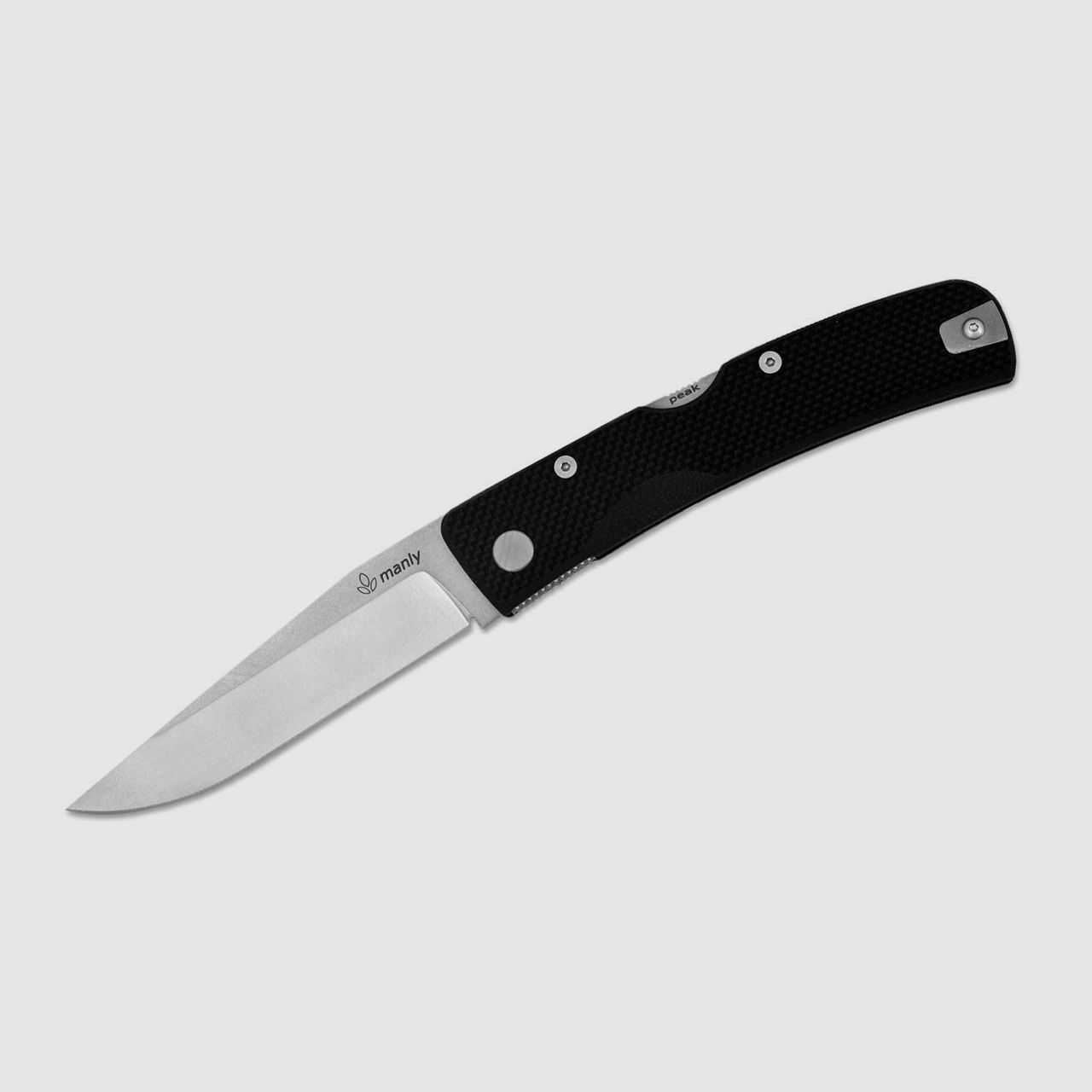 Taschenmesser Manly Peak D2 Black Two Hand Opening Zweihandmesser