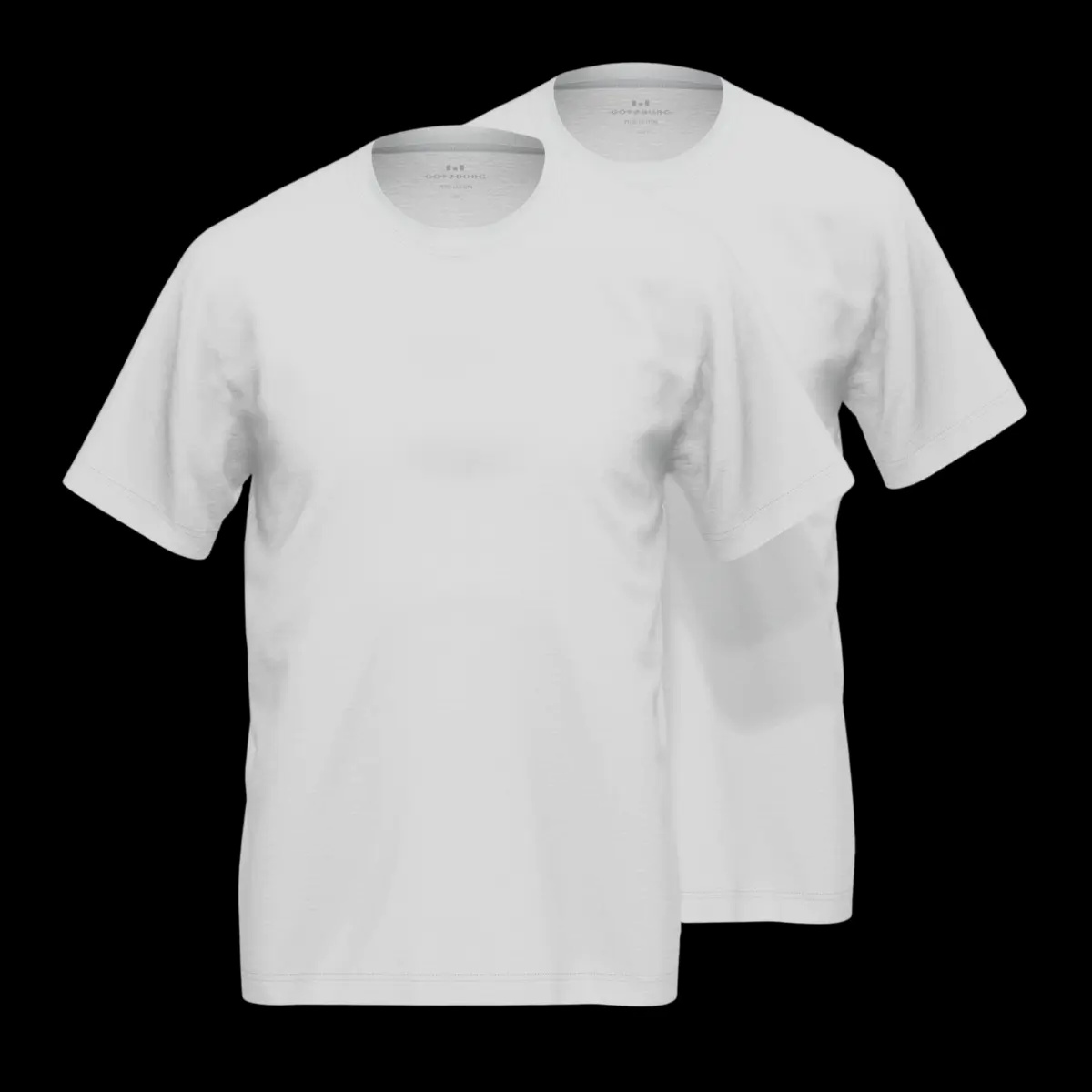 Götzburg T-shirt da Uomo Collo Rotondo Confezione Doppia