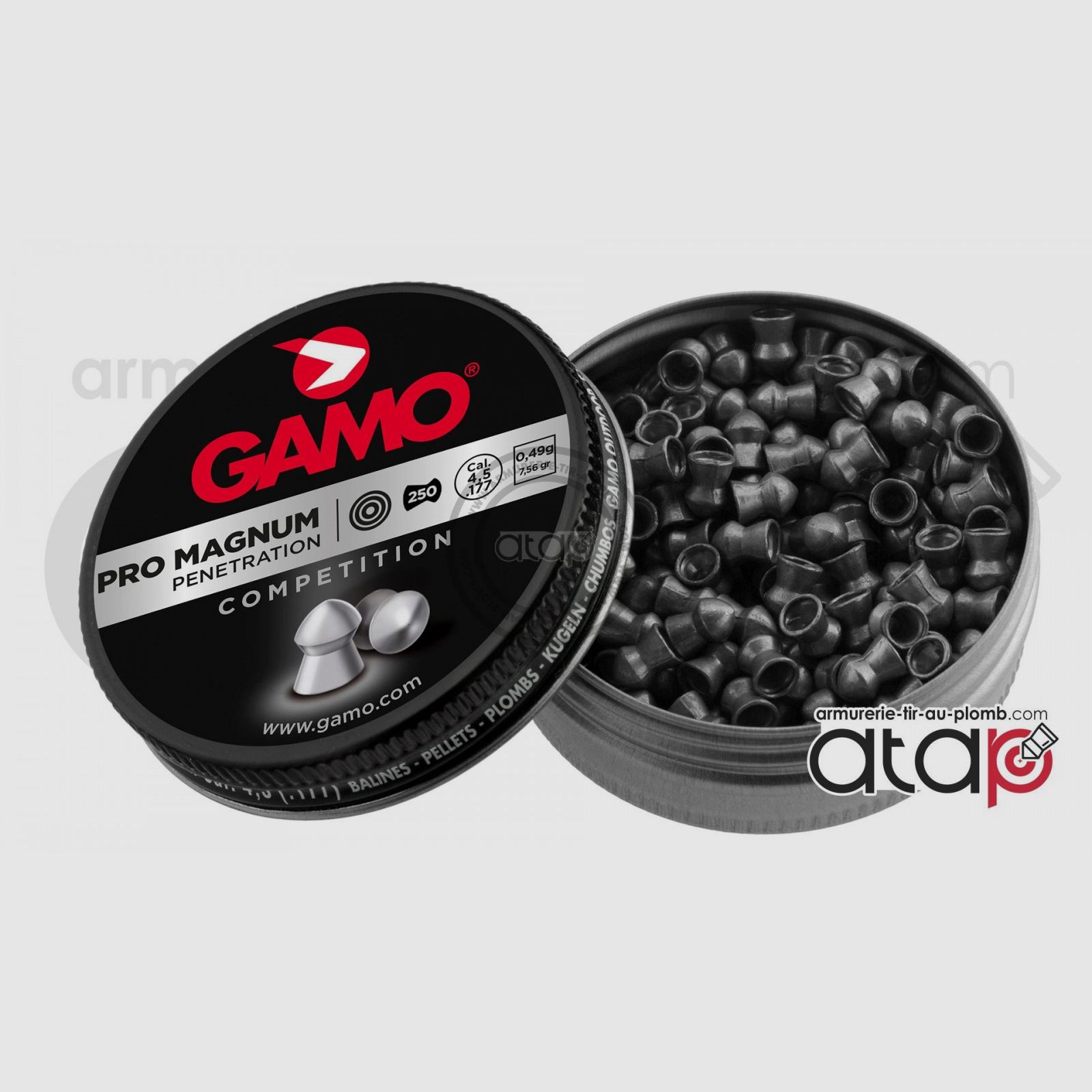 Gamo Pro Magnum Scatola da 250 Pallini 4,5 mm, immagine 1 di 3