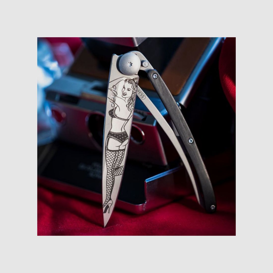 Deejo Coltello da tasca Ebano | Pin up, immagine 12 di 12