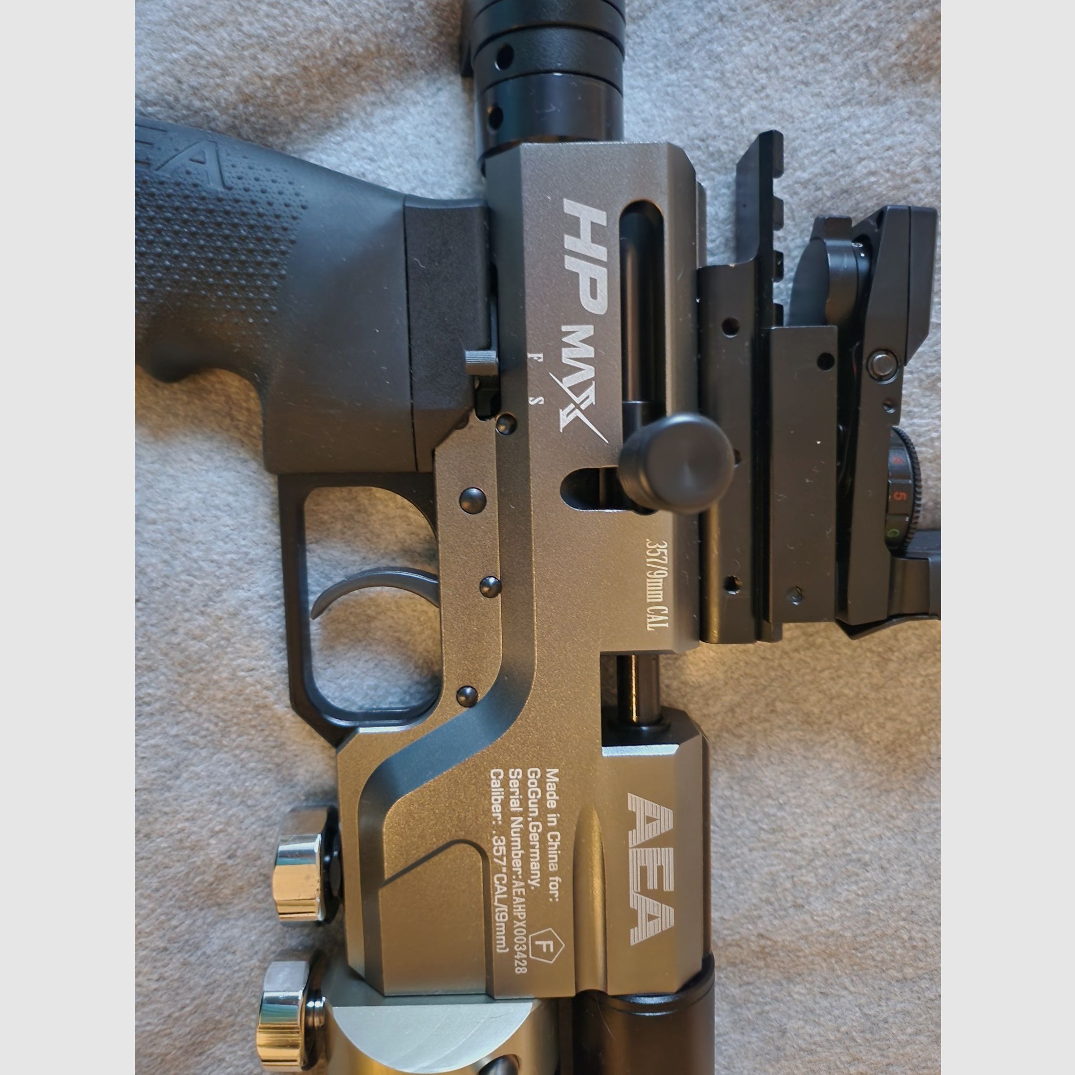 HP Max 357 cal. 9mm Luftgewehr 