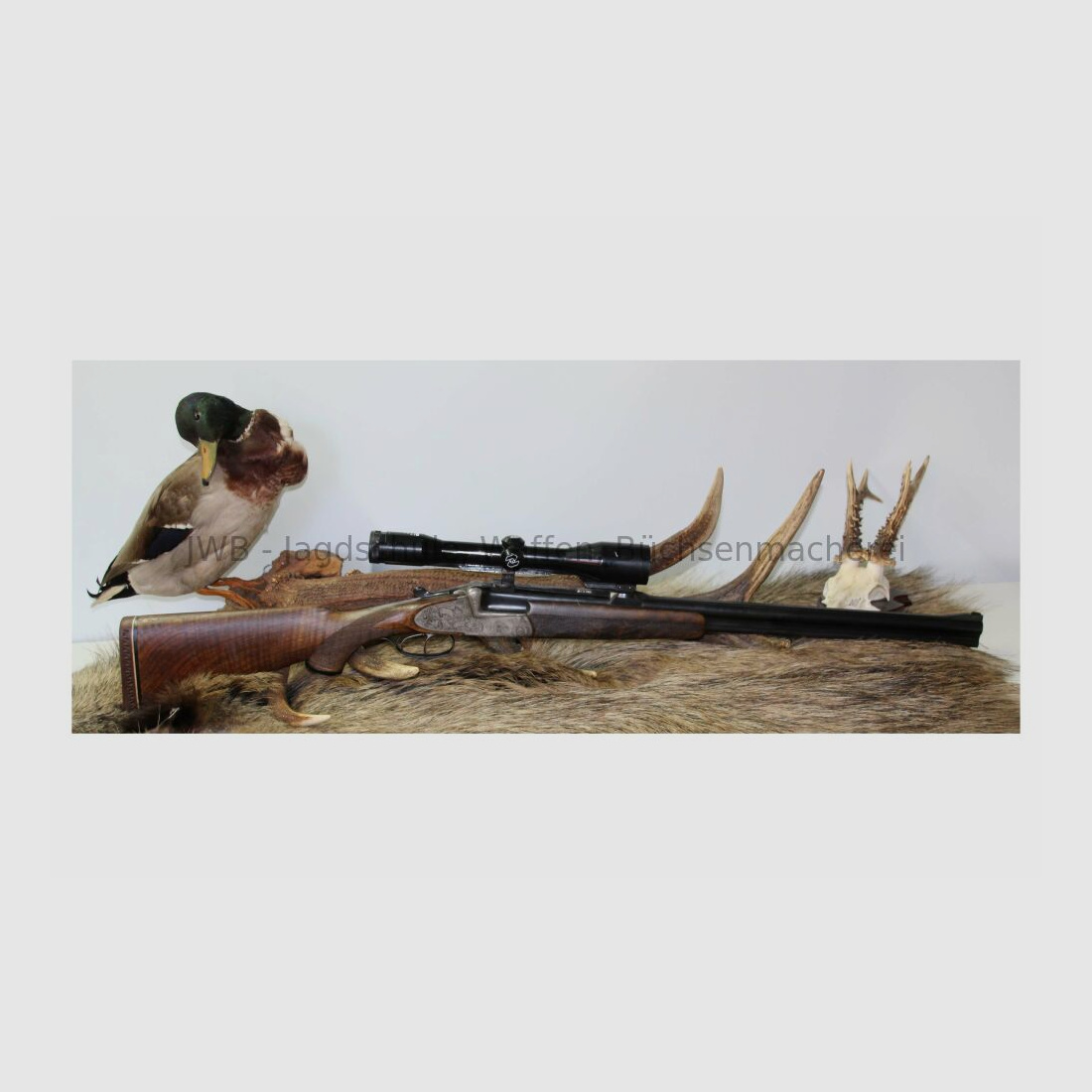 Sodia Bockbüchsflinte mit langen Seitenplatten 16/70;7x57R