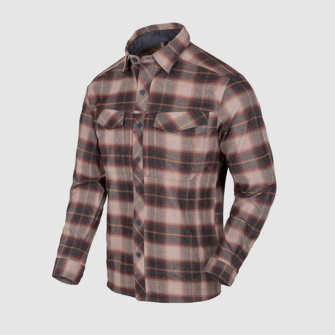 HELIKON-TEX DEFENDER MK2 PILGRIM SHIRT® LONGSLEEVE SHIRT RUST PLAID