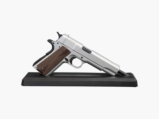 Miniaturpistole 1911 Silber Goatguns