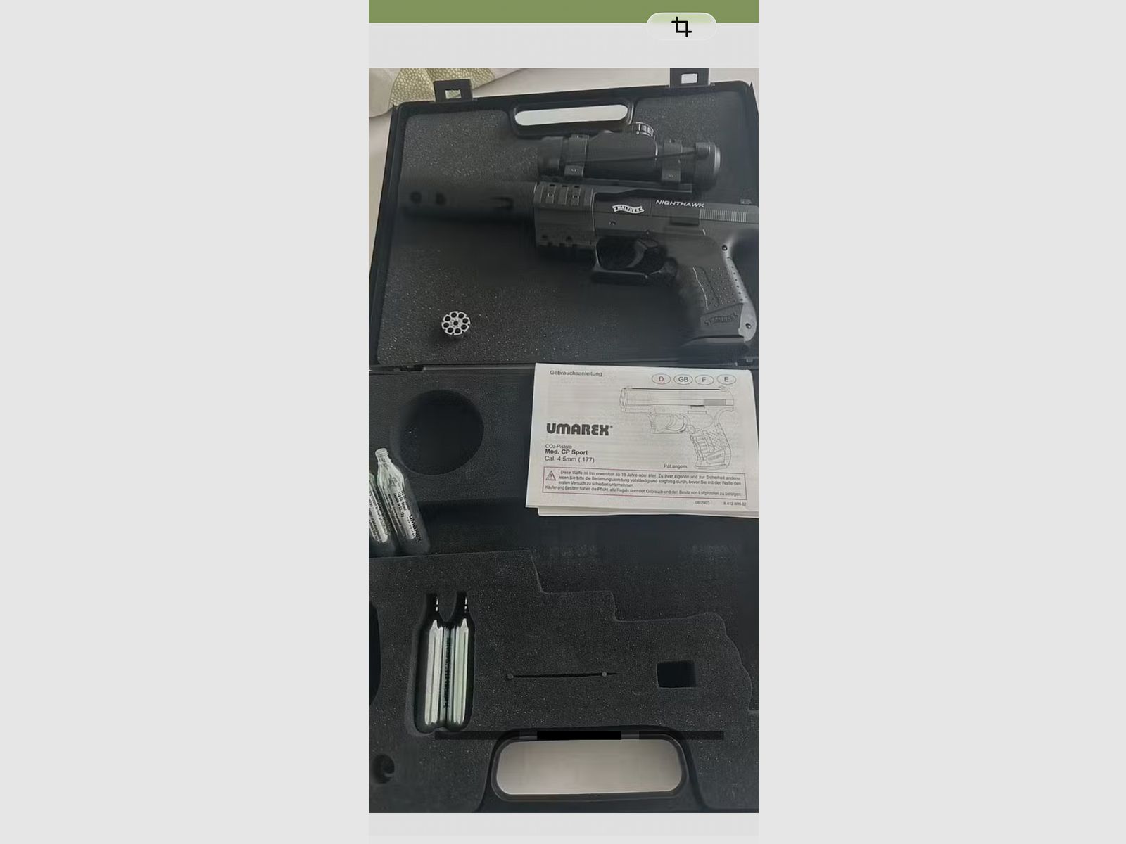 Walther 4,5 mm CO2 Walther