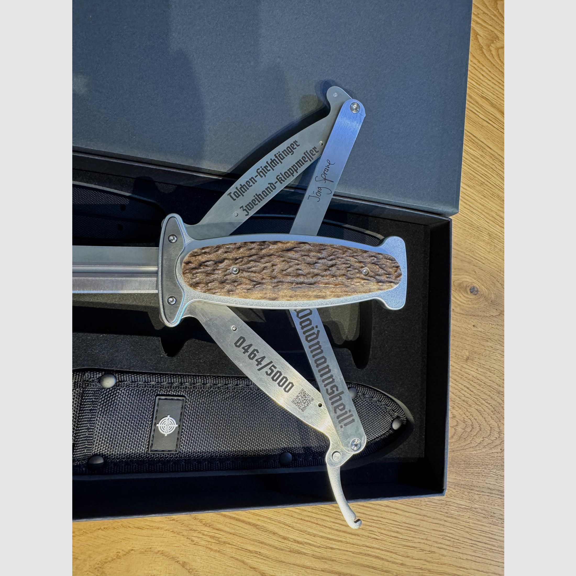 Couteau de chasse Hirschfänger Pantograph Reloaded – Édition limitée pour collectionneurs / Couteau de chasse Hirschfänger