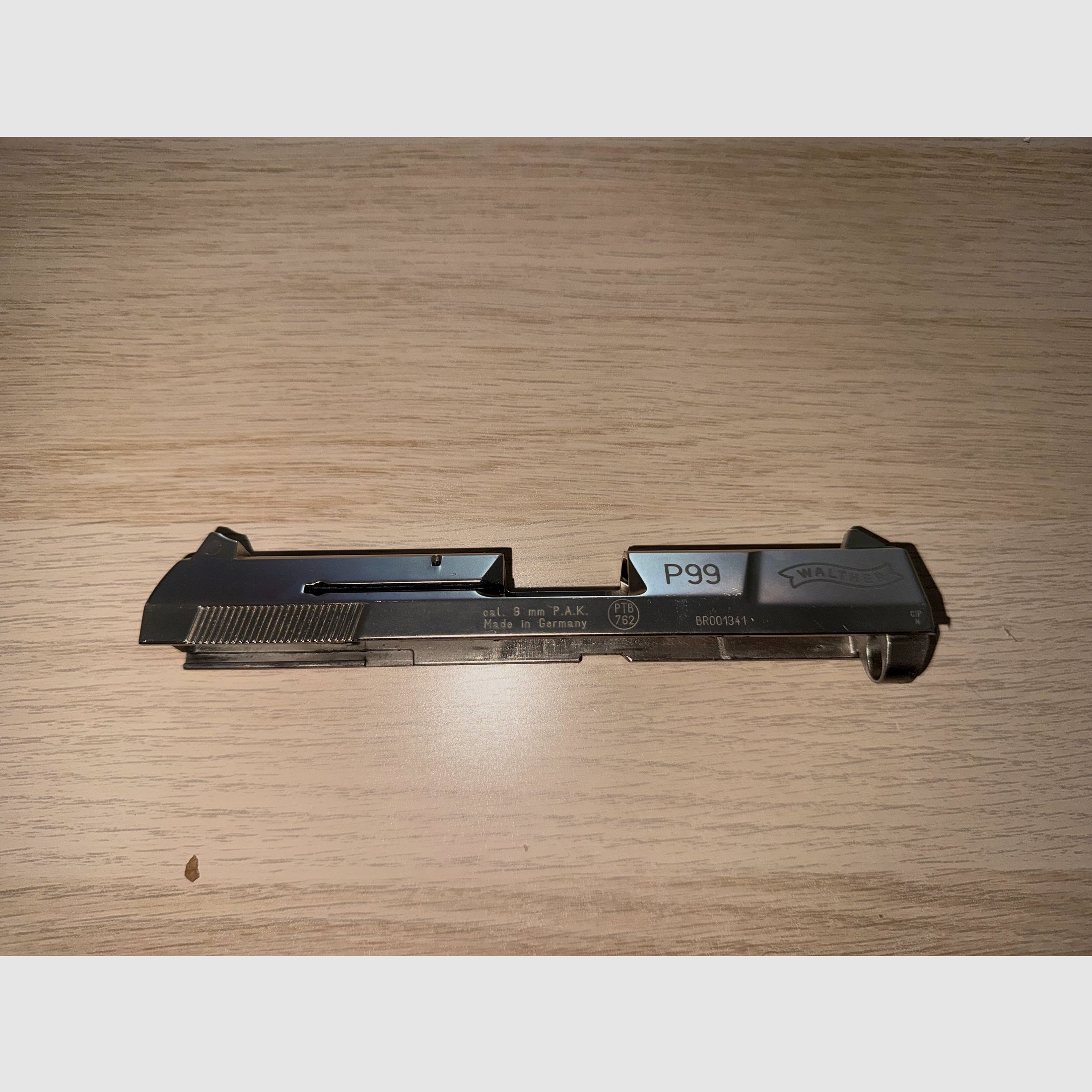 Walther P99 blank 9 mm P.A.K. – níquel – incl. 3 magazines