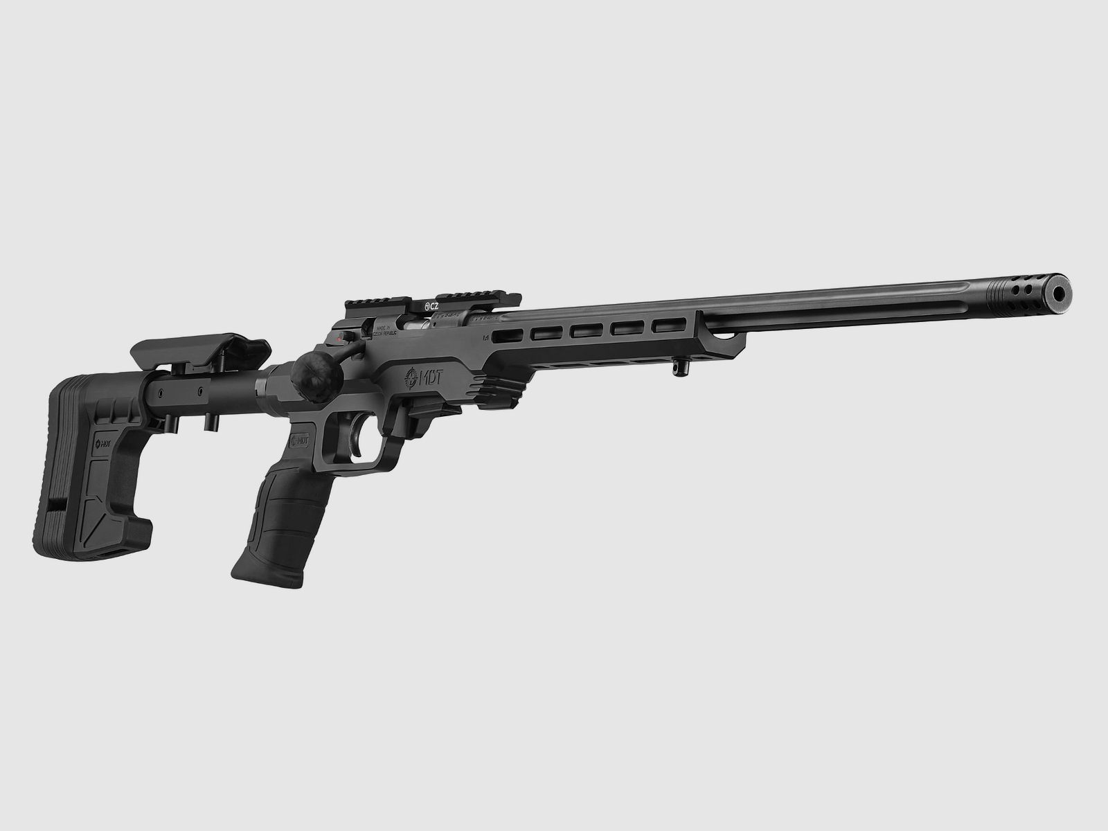 KK-Repetierbüchse CZ 457 MDT Chassis Mlok und sling swivel, Kaliber .22lr