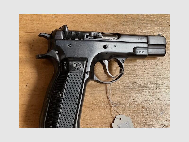 Kommissionen Pistole CZ 75 brüniert
