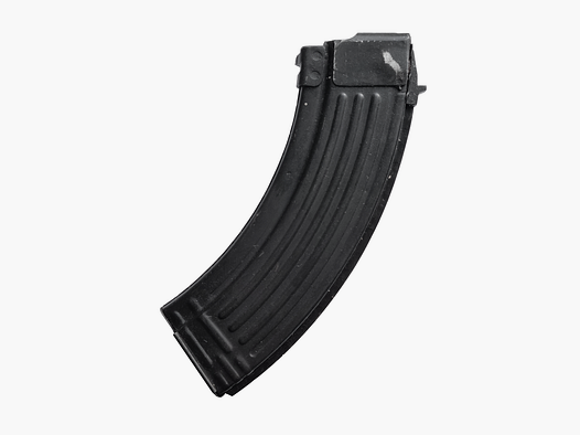 AK / AKM Stahlmagazin für 30 Patronen, späte Ausführung – Cugir (Rumänien)
