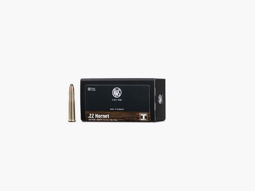 RWS .22 Hornet TMS - 20 Patronen
