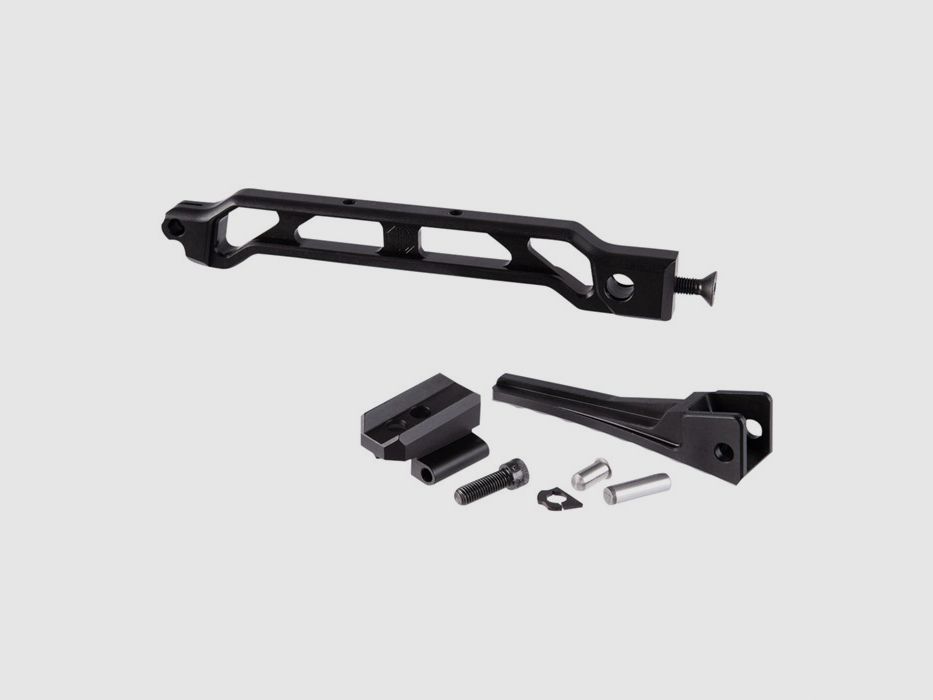 JMAC CUSTOMS 8-INCH RAISED ARM BAR WITH FOLDING BUTTPLATE FOR 4.5MM FOLDI, imagen 2 de 2