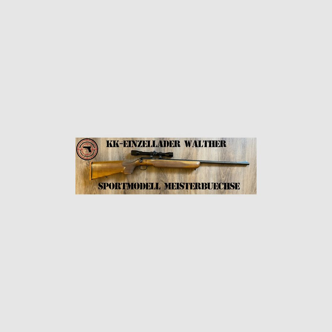 Sammlerwaffe   KK-Einzellader-Büchse   Walther Zella-Mehlis   Sportmodell Meisterbüchse