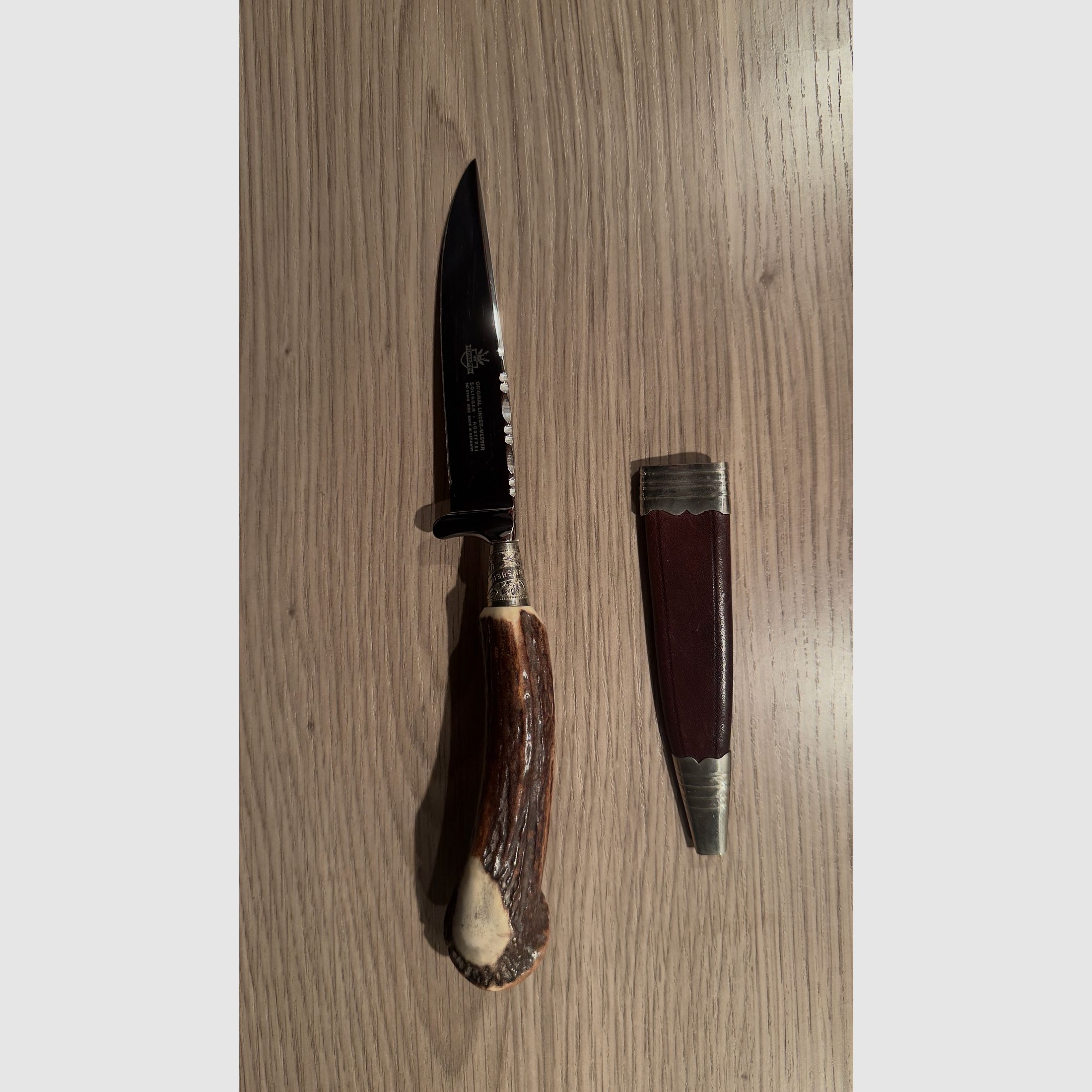 Jagdmesser Rehwappen Original Linder Messer aus Solingen