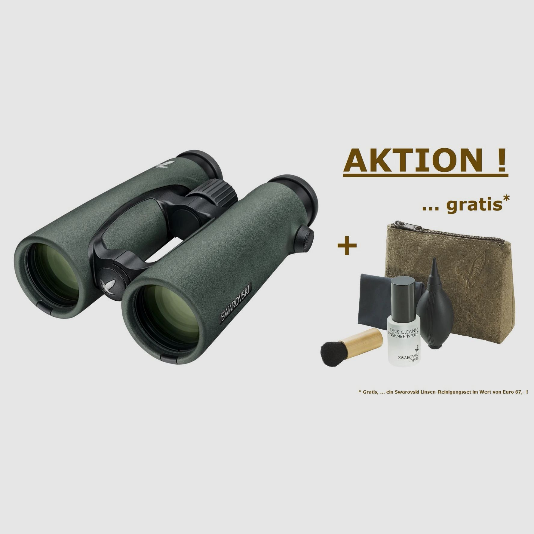Swarovski EL 10x42 W B binoculars - ACTION!