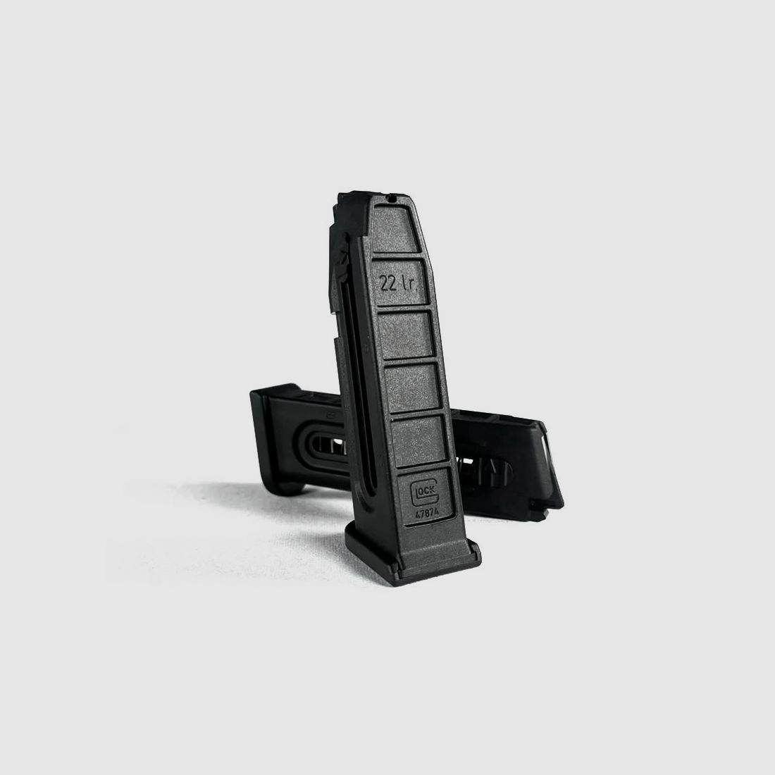 GLOCK 44 Kleinkaliber-Magazin .22 LR mit Zubringer schwarz .22 LR, Standard - 10rd