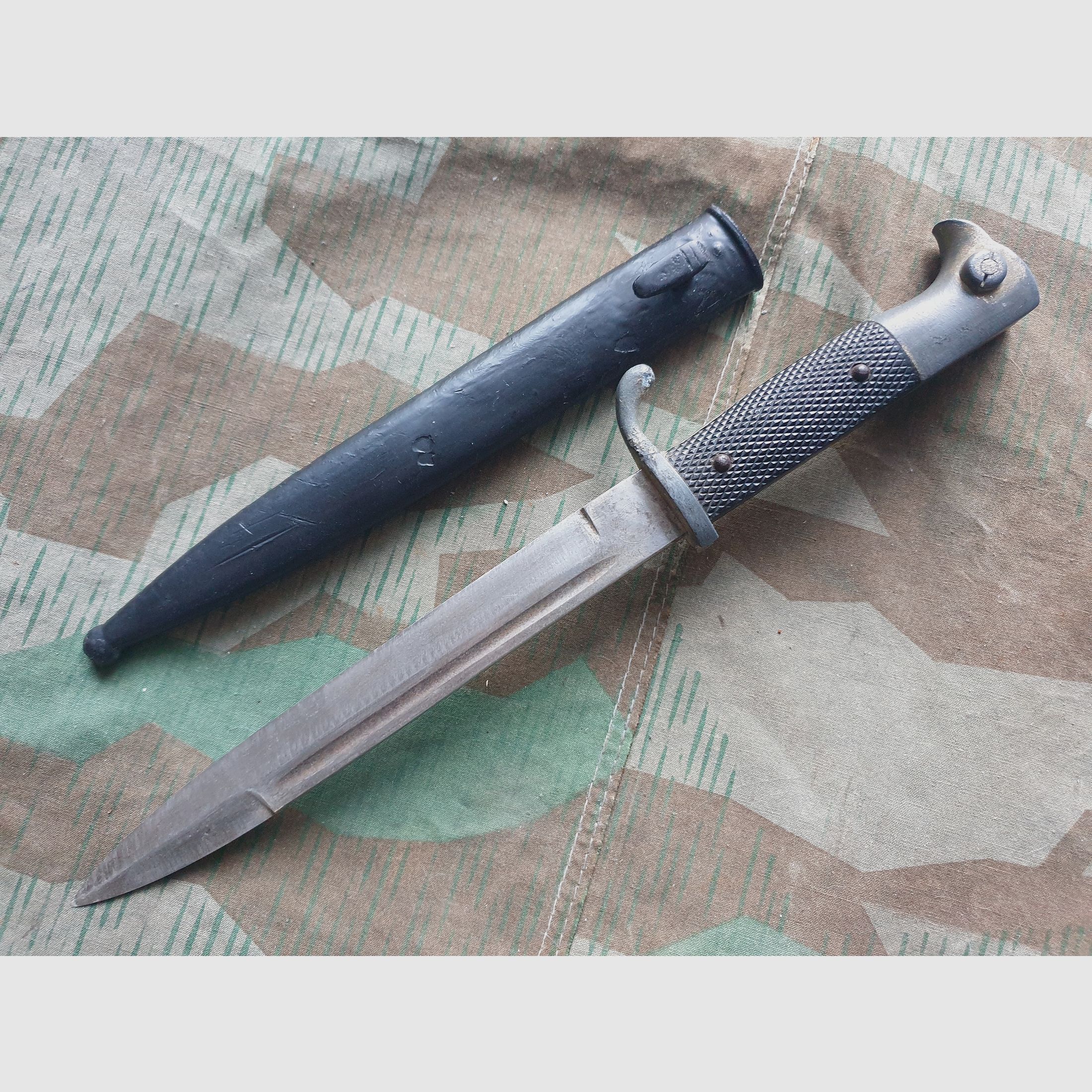 Ausgeh-Bajonett 2 WK / WWII  K98  Extra Seitengewehr Hörster E. & F. Co. GmbH, Solingen