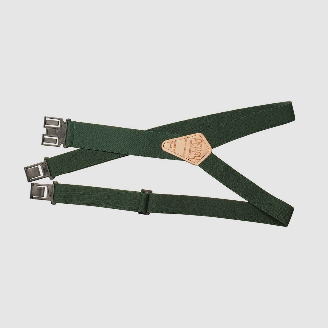 Hosenträger zum Einhaken Grün