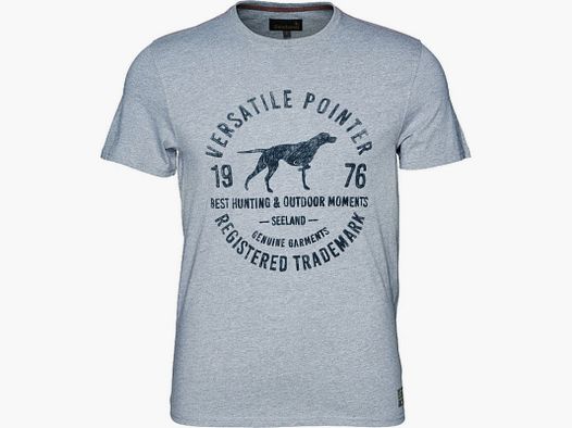 Seeland Aiden T-Shirt Taille: M, Couleur: Gris mélangé