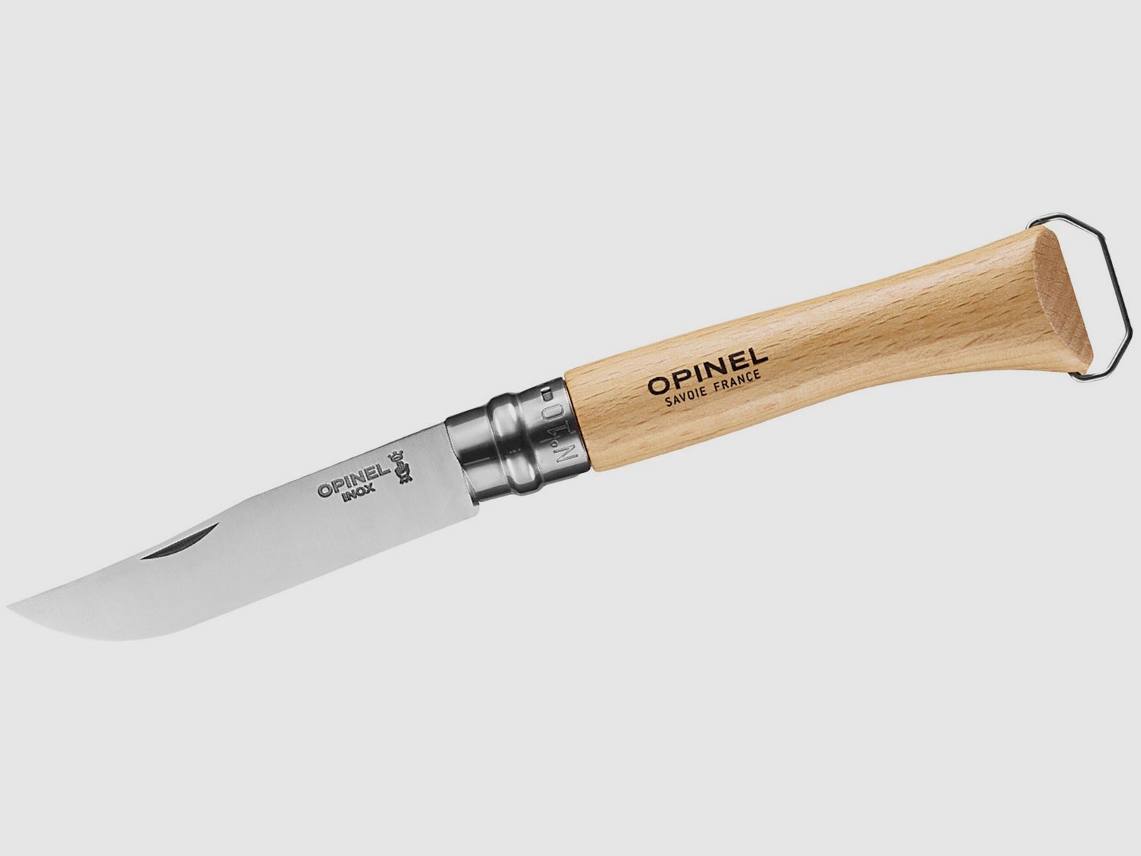 Opinel knife No. 10 with corkscrew and bottle opener