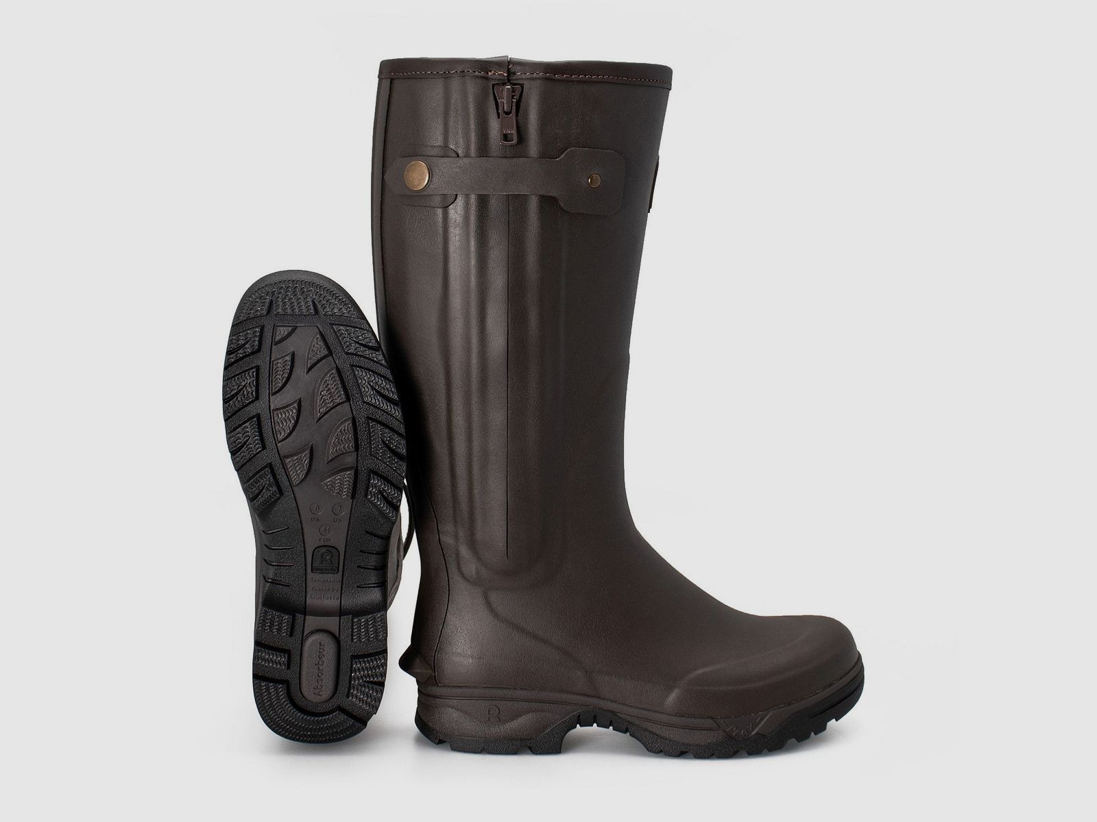 ROUCHETTE Gummistiefel VENEUR Neo Zip - Gr. 46