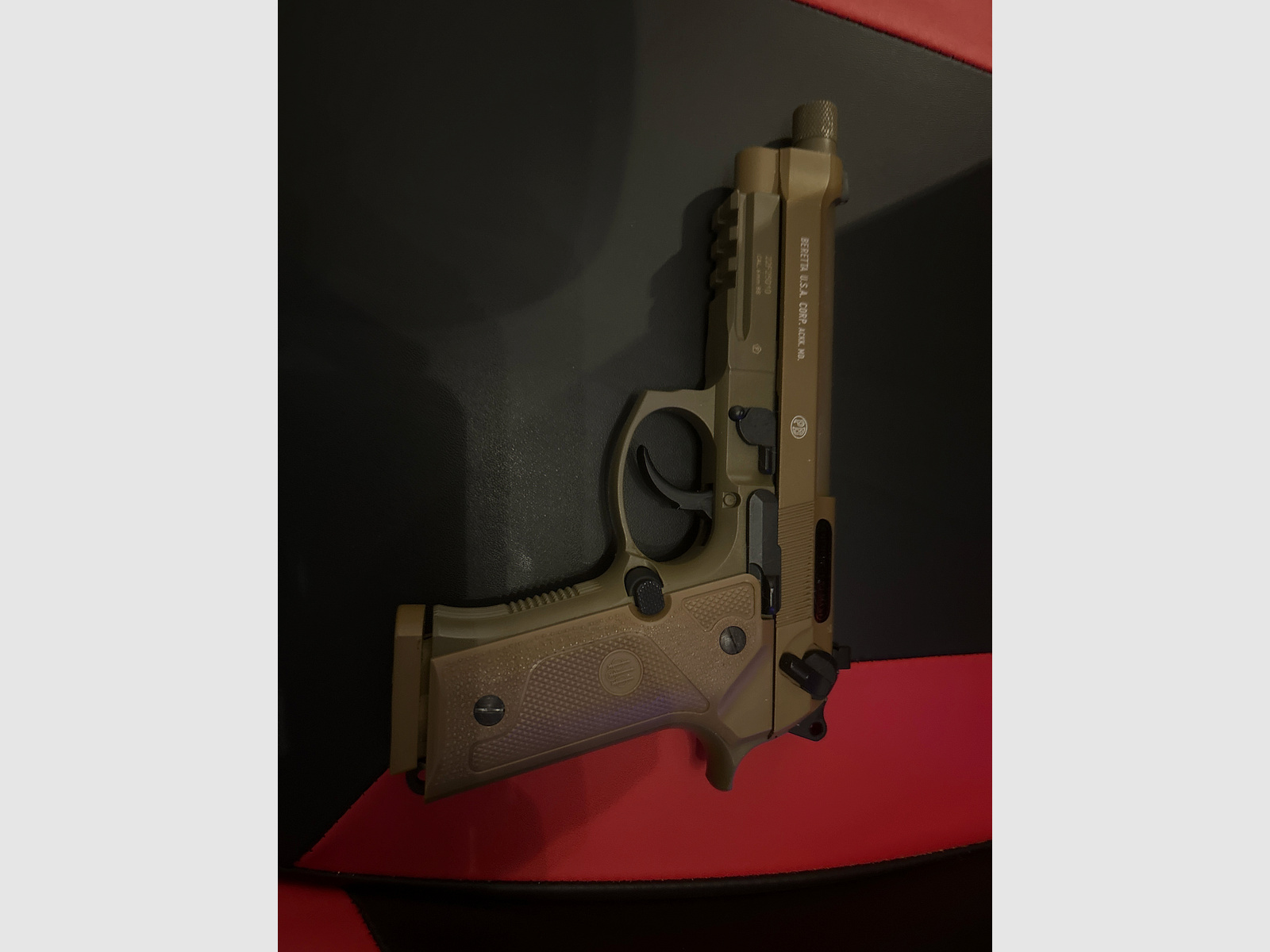 Beretta M9A3 Blowback CO2 Softair Pistole 6 mm, FDE