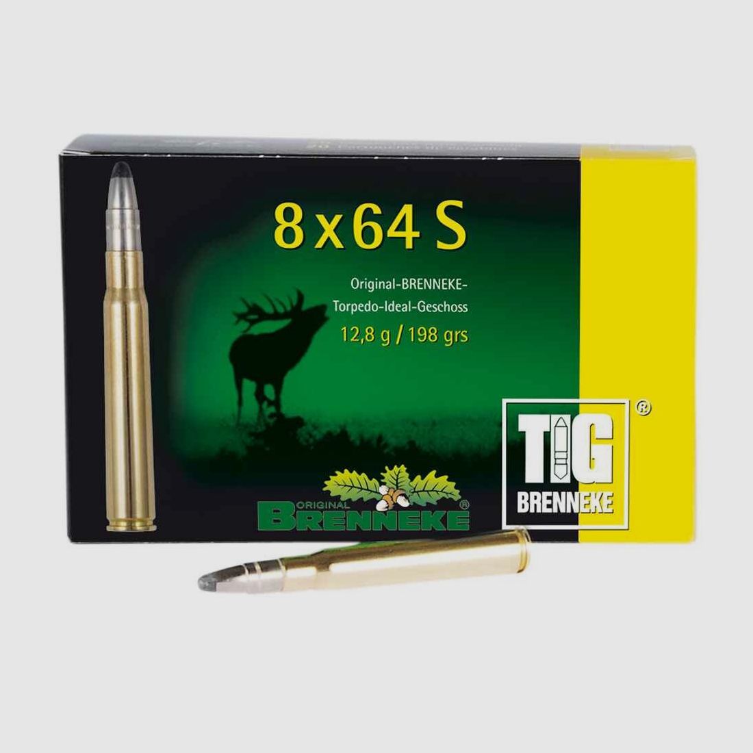 8x64 S TIG 12,8g/198grs. Brenneke