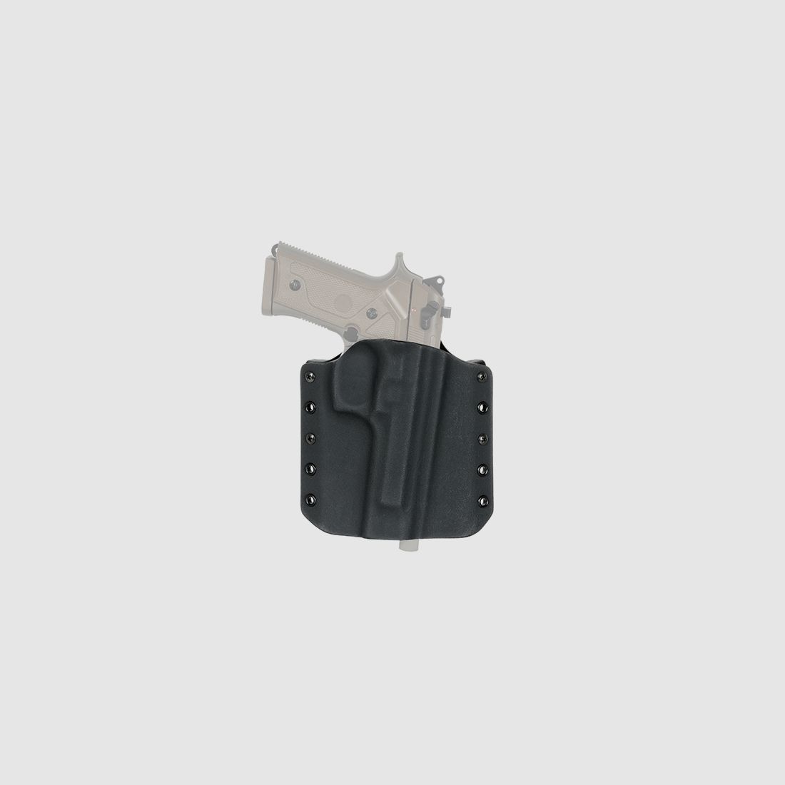 Open Top Kydex M9 Holster - Black [8FIELDS]