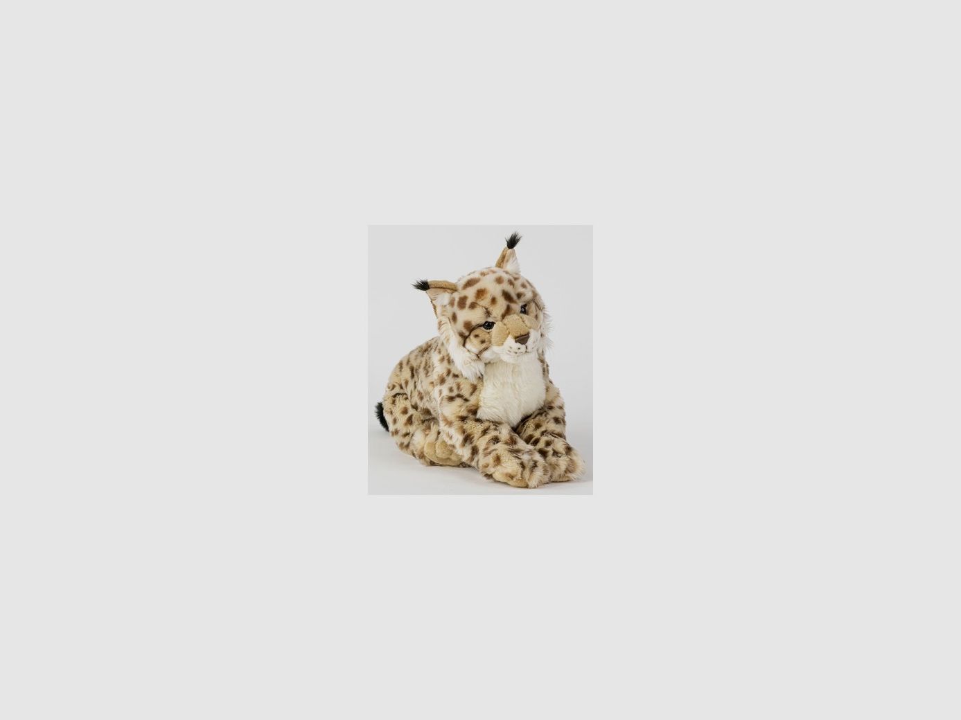 PELUCHE LYNX NATURE DE BRENNE 27 CM