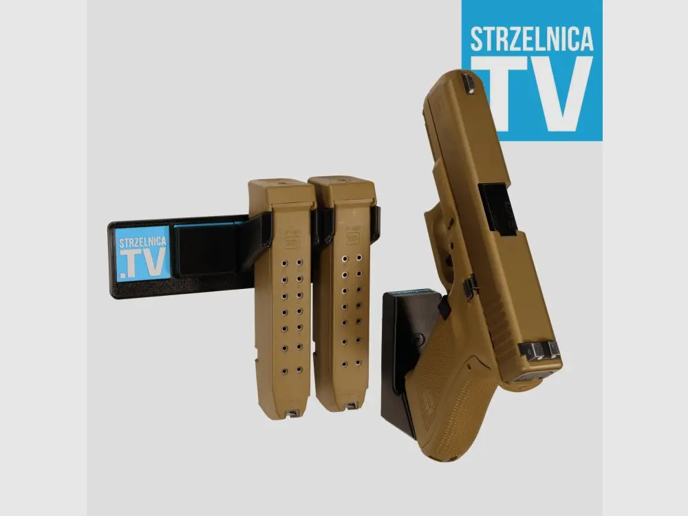 Szafa Kwiatka supporto per pistola GLOCK e 2 caricatori (Glock 19/44) – supporto magnetico HoldmyMag, immagine 3 di 3