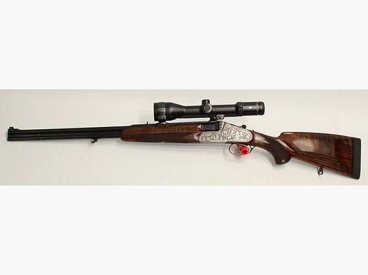 Heym Bergstutzen Mod. 55 zijwaarts met Zeiss HT 2,5-10x50