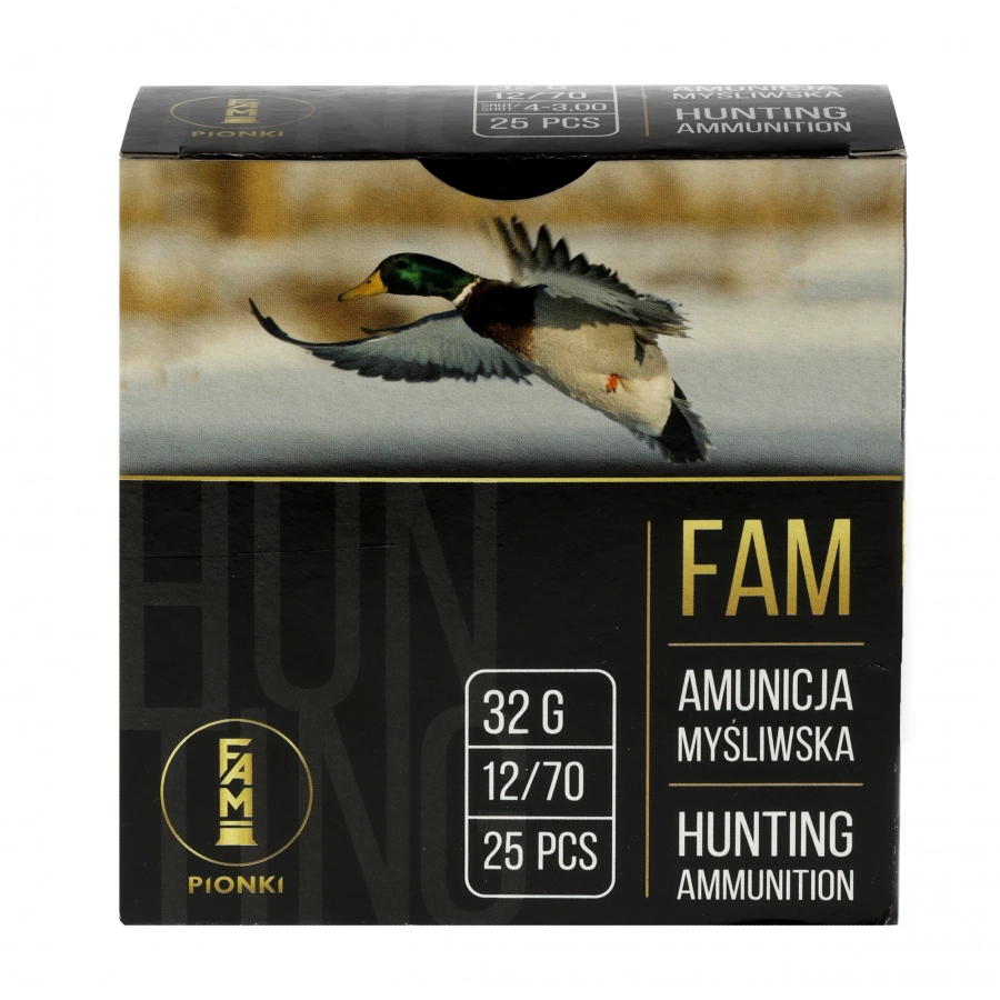 Amunicja 12/70 Fam Pion 32g 4-3,00 mm GW, zdjęcie 1 z 4