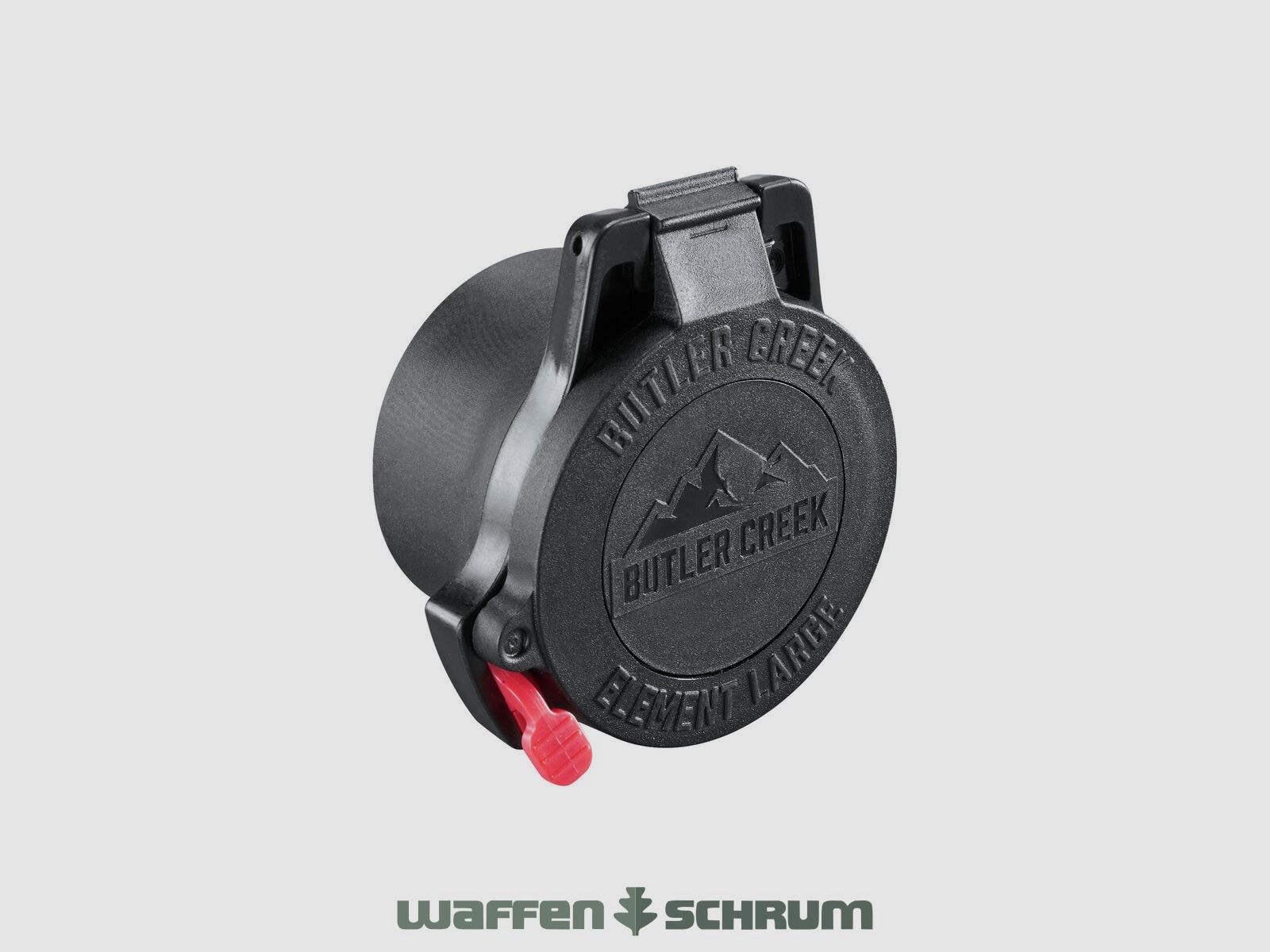 Butler Creek Okularschutzkappe mit Quick-Open-Button