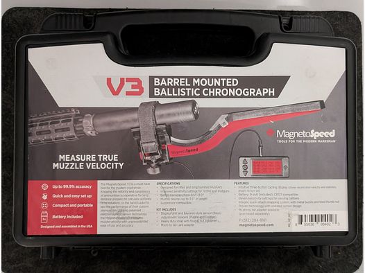 Geschwindigkeitsmesser Magnetospeed V3 mit Koffer Chronograph