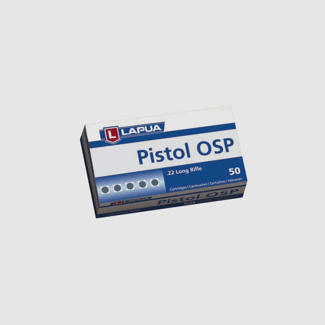 Lapua Pistol OSP .22 LR 40GR LRN 50 cartouches