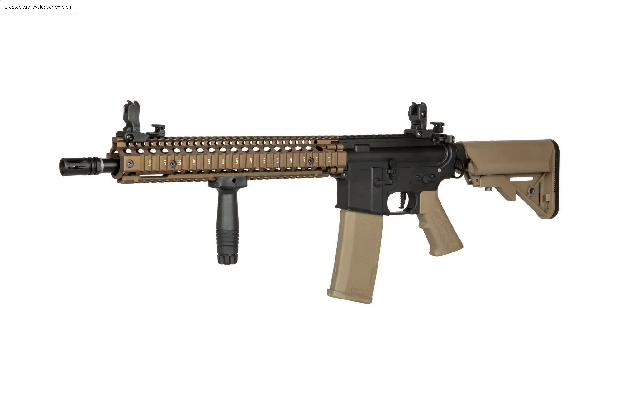 Karabinek ASG Daniel Defense MK18 SA-E26 EDGE 2.0 - Chaos Bronze, zdjęcie 22 z 36