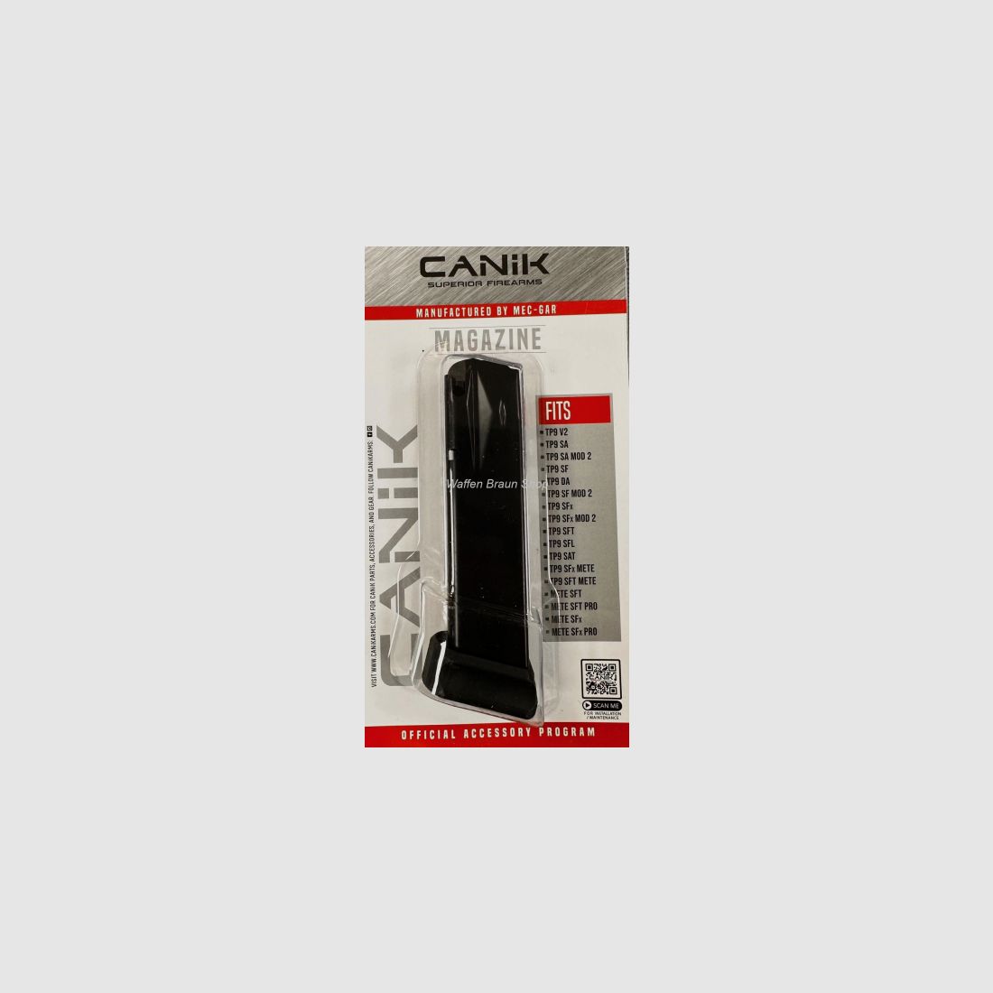 Canik Magazin TP9, 9mm, 18+2 Schuß