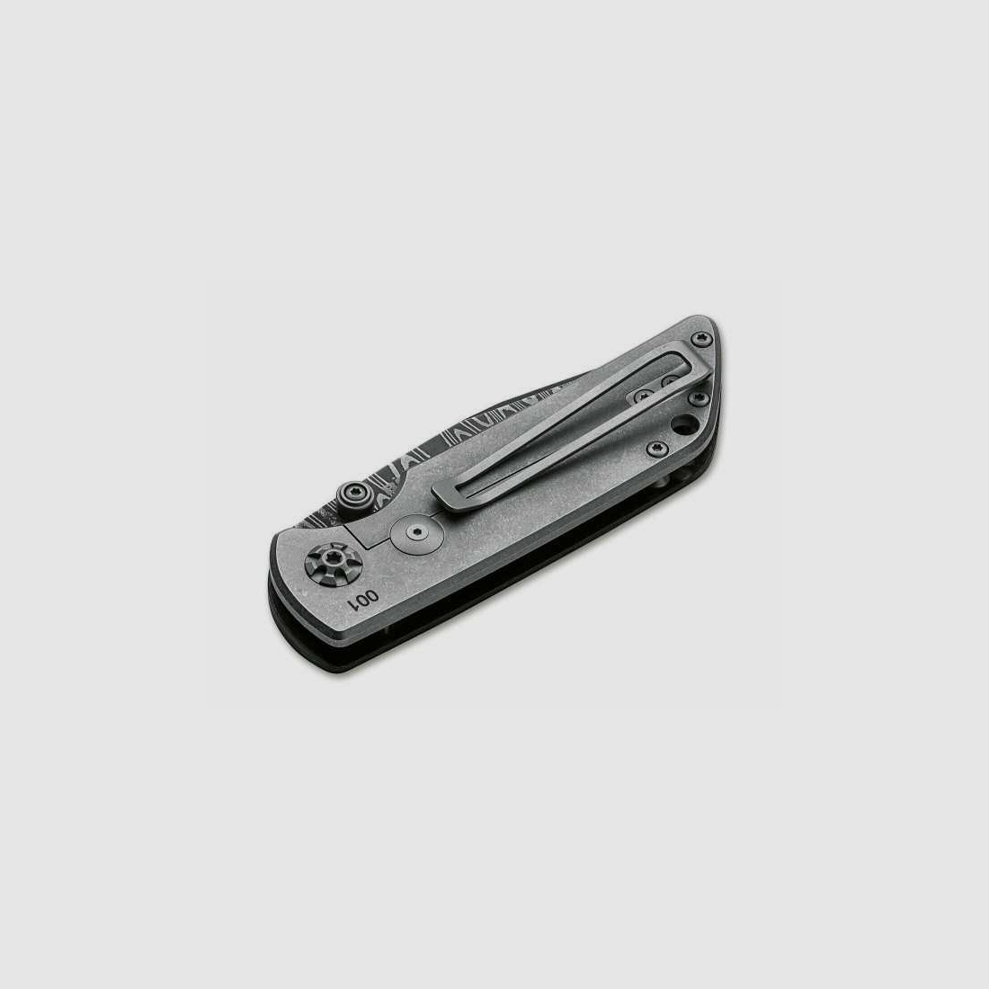 Coltello Damascato Böker M4 Sherman di Chad Nichols