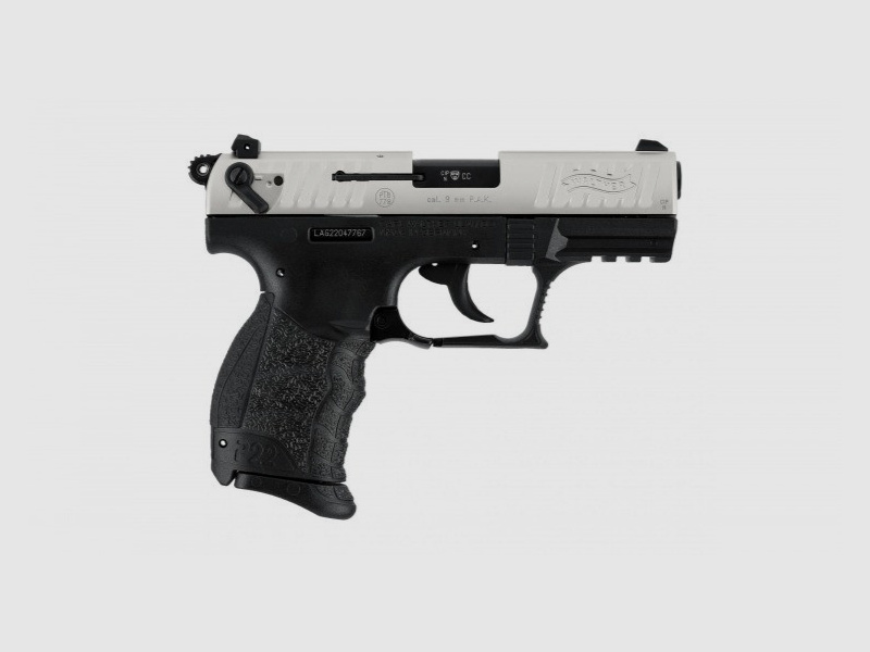 Walther P22 Q Nickel-Finish 9mm P.A.K.