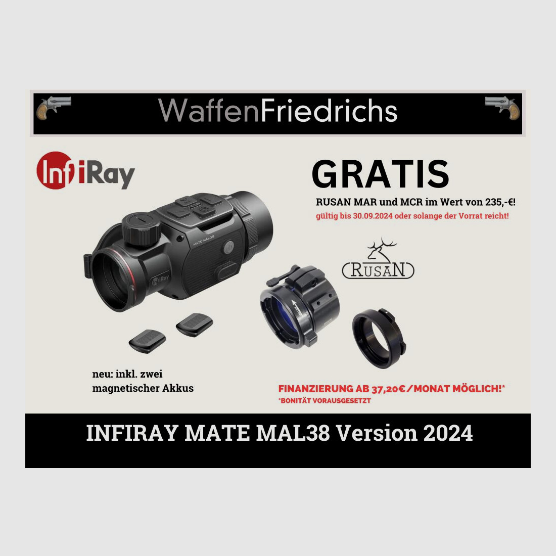 INFIRAY	 MATE MAL38 Version 2024 inkl. RUSAN MAR + MCR - Waffen Friedrichs