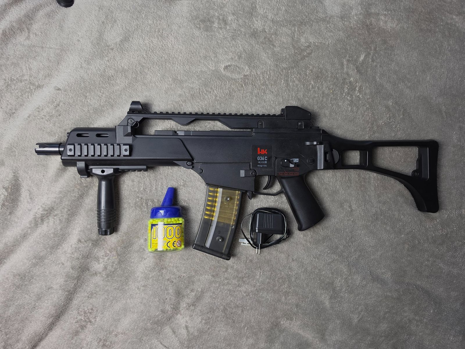 Heckler & Koch G36 C Dual Power Softair AEG set completo – Estado top con accesorios, imagen 1 de 5