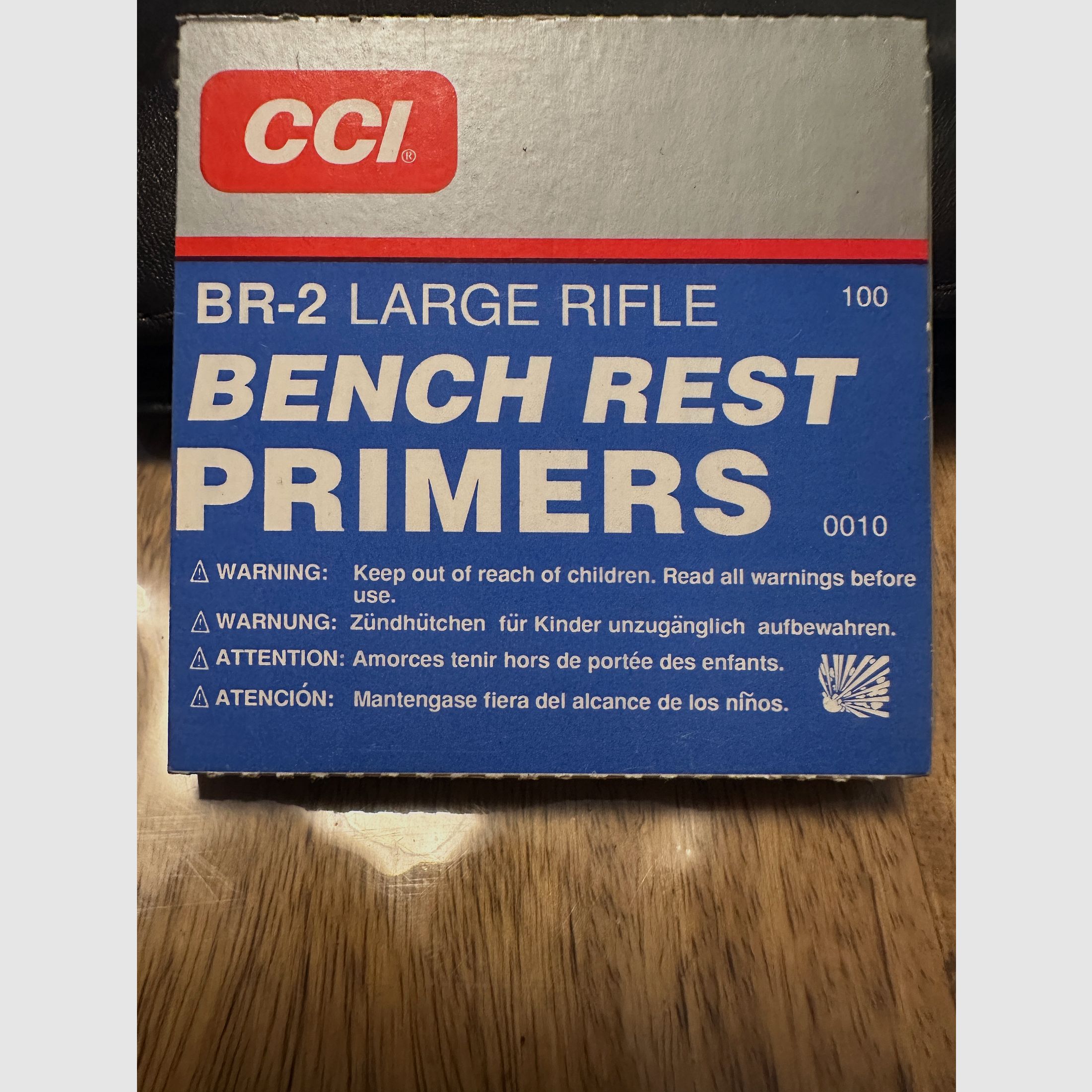 CCI Bench Rest Primers 100 pcs Large Rifle