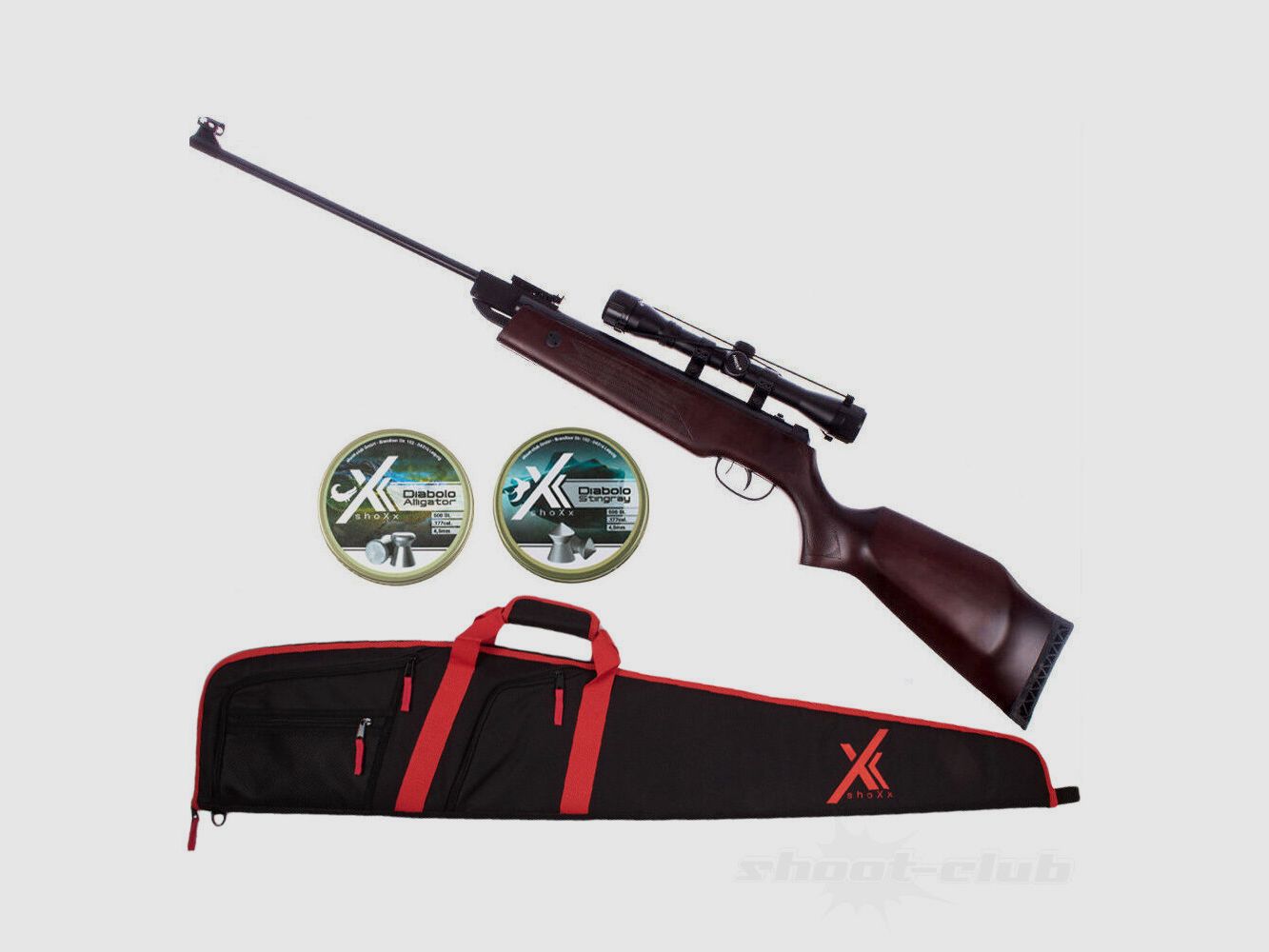 Hämmerli Hämmerli Hunter Force 750 4,5mm Diabolos Futteral - Set