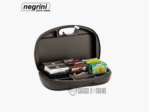 NEGRINI ABS Thermoformed Gun Case with Attached Interior for 150 Cartridges