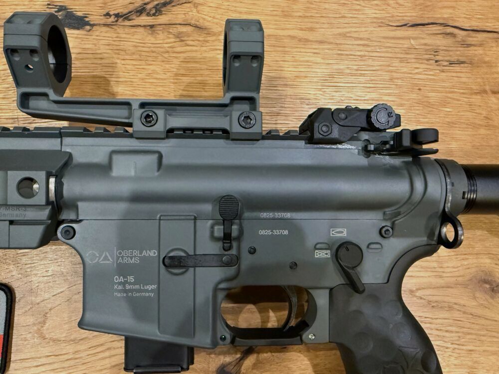 Oberland Arms OA-15 PR M9 Short 12" Heavy Barrel battleship grey