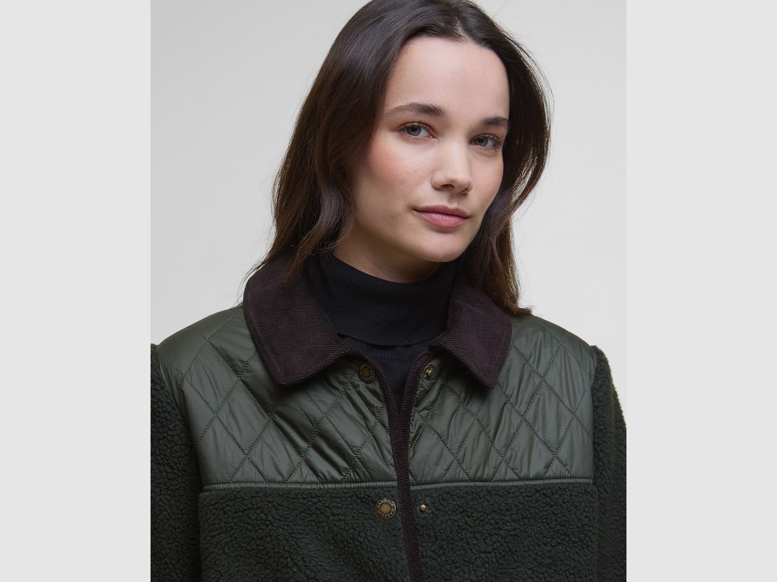 BARBOUR Fleece Laurel Olive