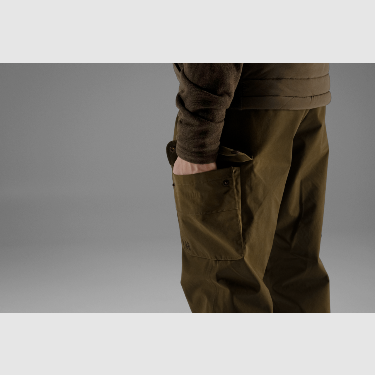 Härkila Retrieve Pantalon – pantalon de chasse coupe-vent et imperméable avec membrane HWS, image 4 sur 5