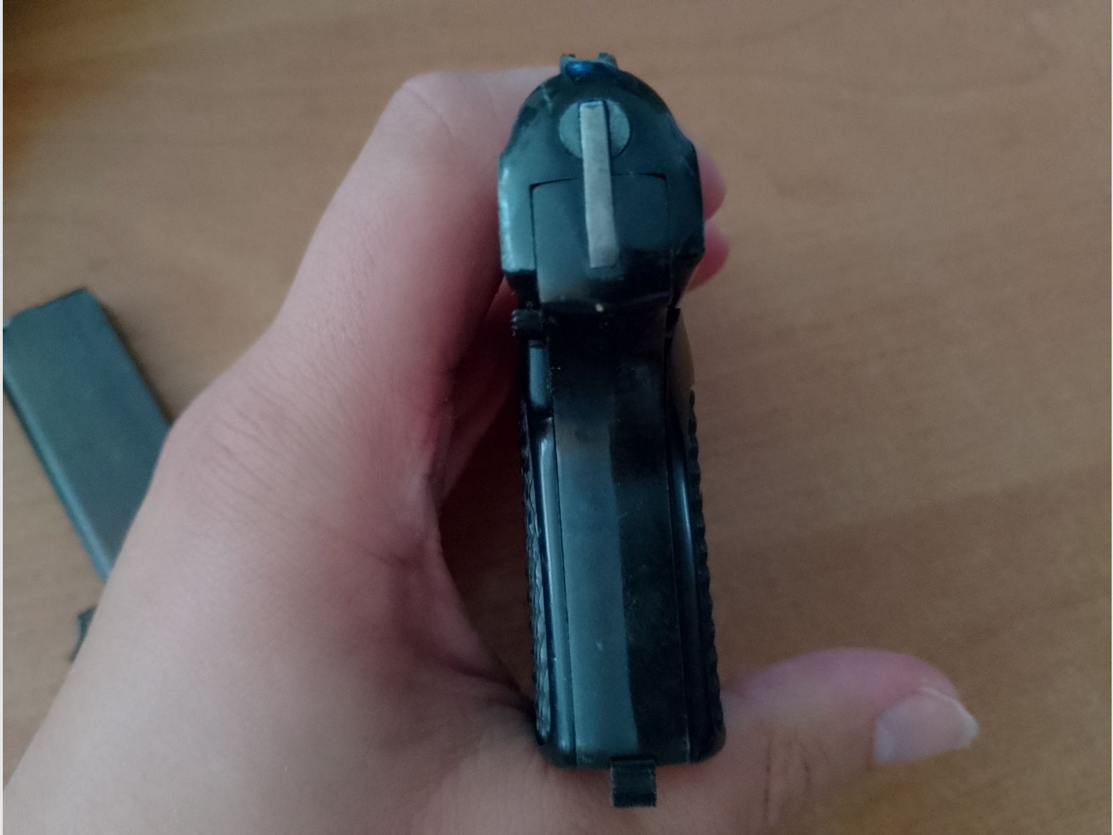 Zeldzame Rhöner SM 110A Kal. 8 mm knal in PTB 45-69 van 1969!